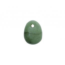 Colgante Agujero Aventurina Verde 2.5cm